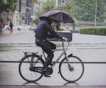 E-Bike im Regen