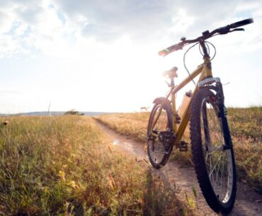 Fahrrad In Der Sonne Stehen Lassen