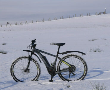 e-bike im Winter draußen stehen lassen